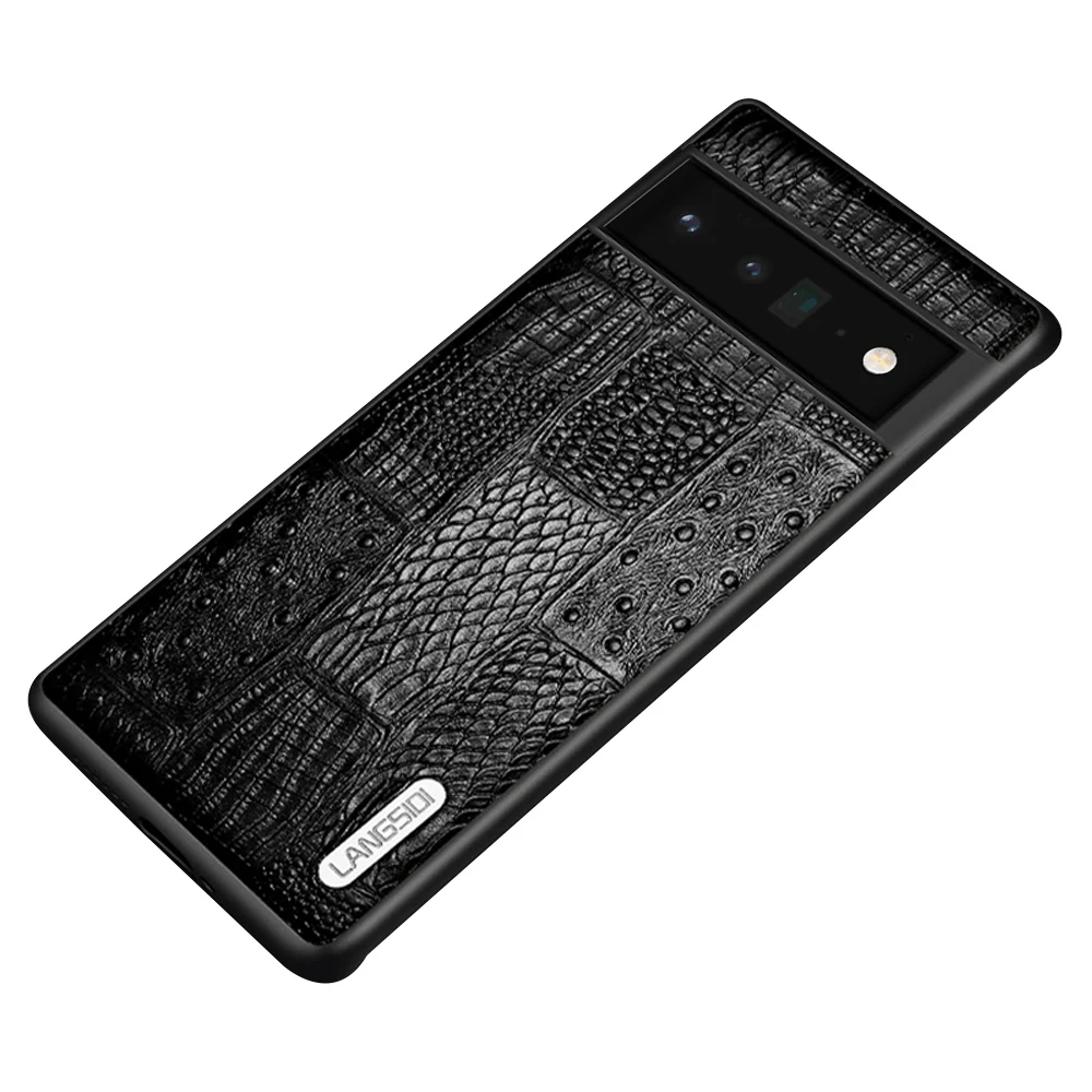 

Чехол из натуральной воловьей кожи для телефона Google Pixel 7 6 Pro 5 5A 5G 6 6A 4 4A Pixel 4A 5G 360 полноразмерная защитная задняя крышка Armor