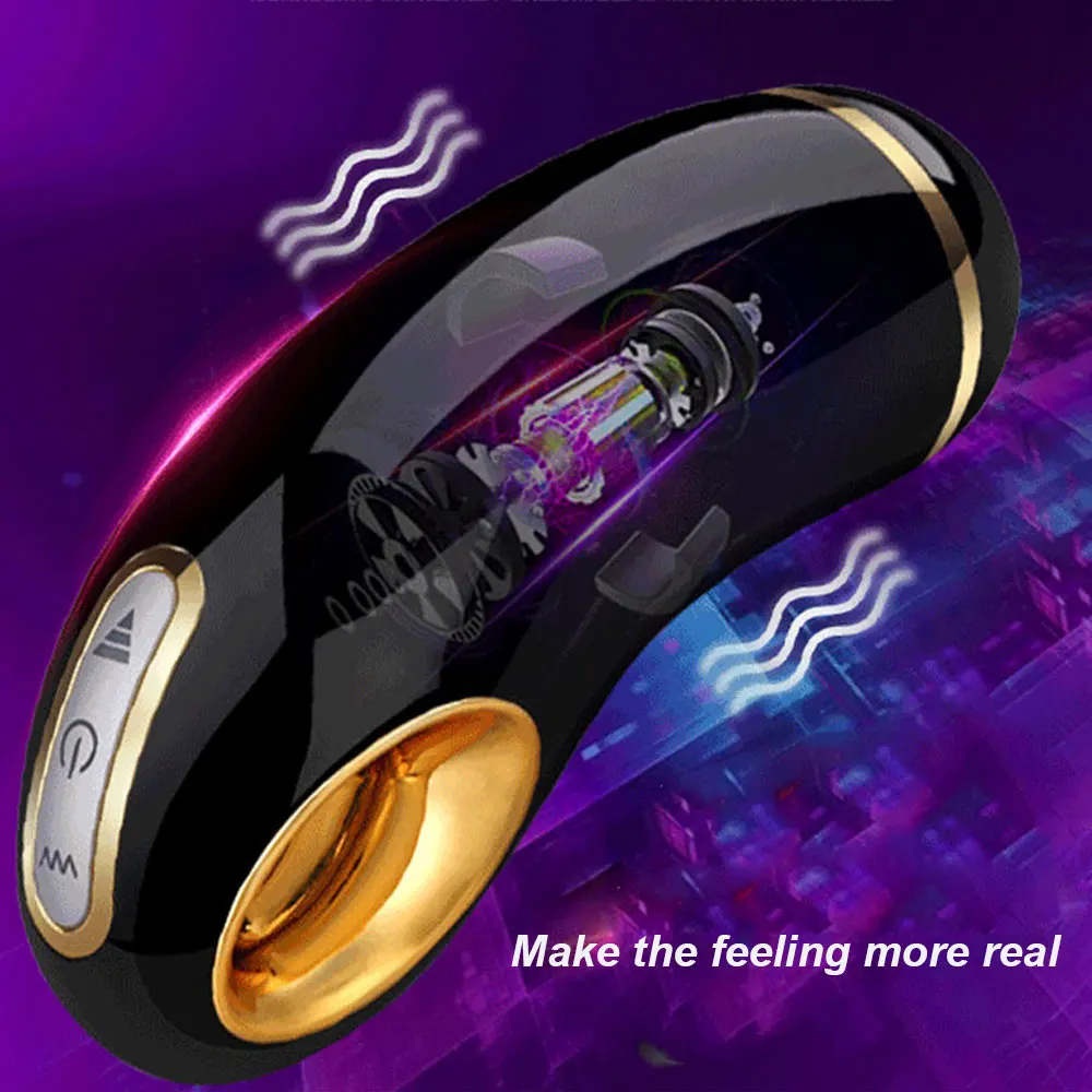 Мужской мастурбатор Вибрирующая чашка для мастурбации карманная Вагина