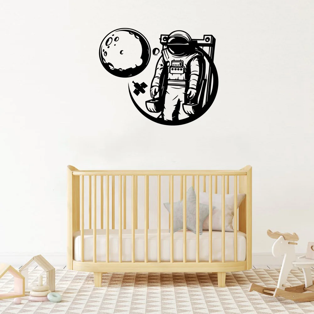 

Creative Astronaut Decal Removable Vinyl Mural Poster Decor Living Room Bedroom Removable Vinyl Decals