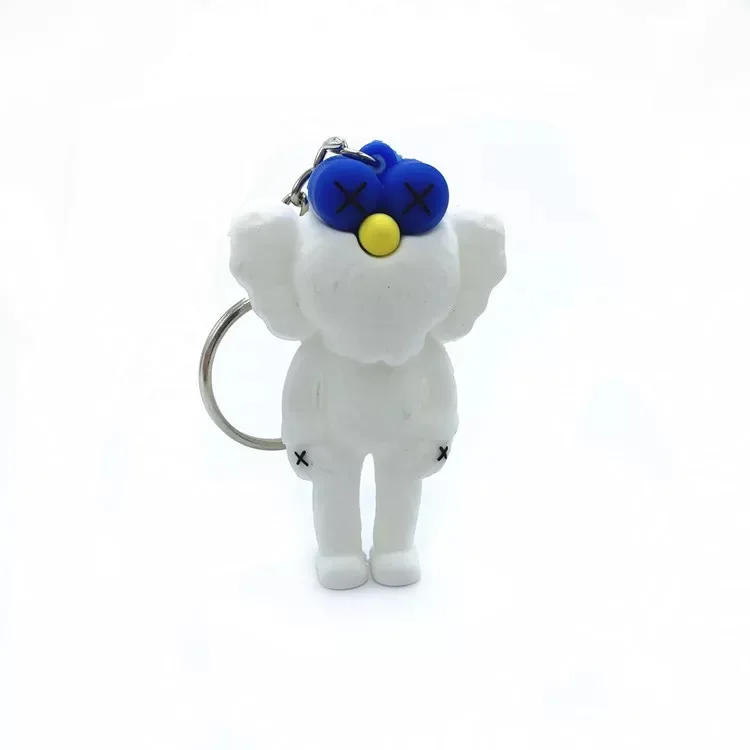 Мультяшный брелок резиновый 3D Стич для ключей милый автомобиля женщин и мужчин