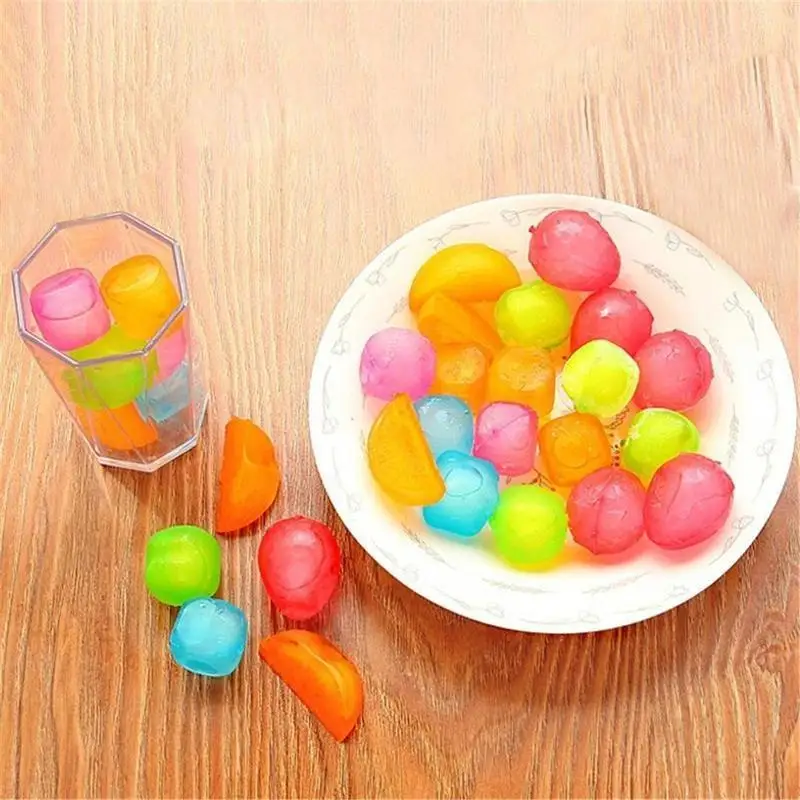 6 шт./лот фруктовые квадратные кубики льда из пищевого полипропилена