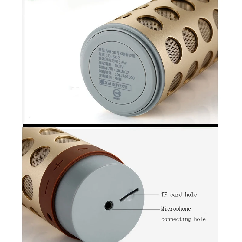 

HFES Portable Bluetooth Wireless Musical Microphone Mini Handheld Suitable for Home Use