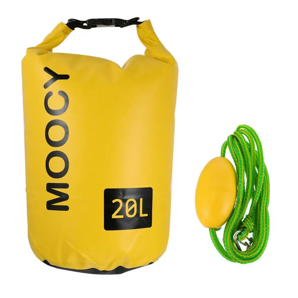 

10L 20L Tow Rope Sand Sack 2-in-1 Sand Anchor & Waterproof Dry Bag Storage Drift Bags Dock line for Kayak Jet Ski Rowing Small