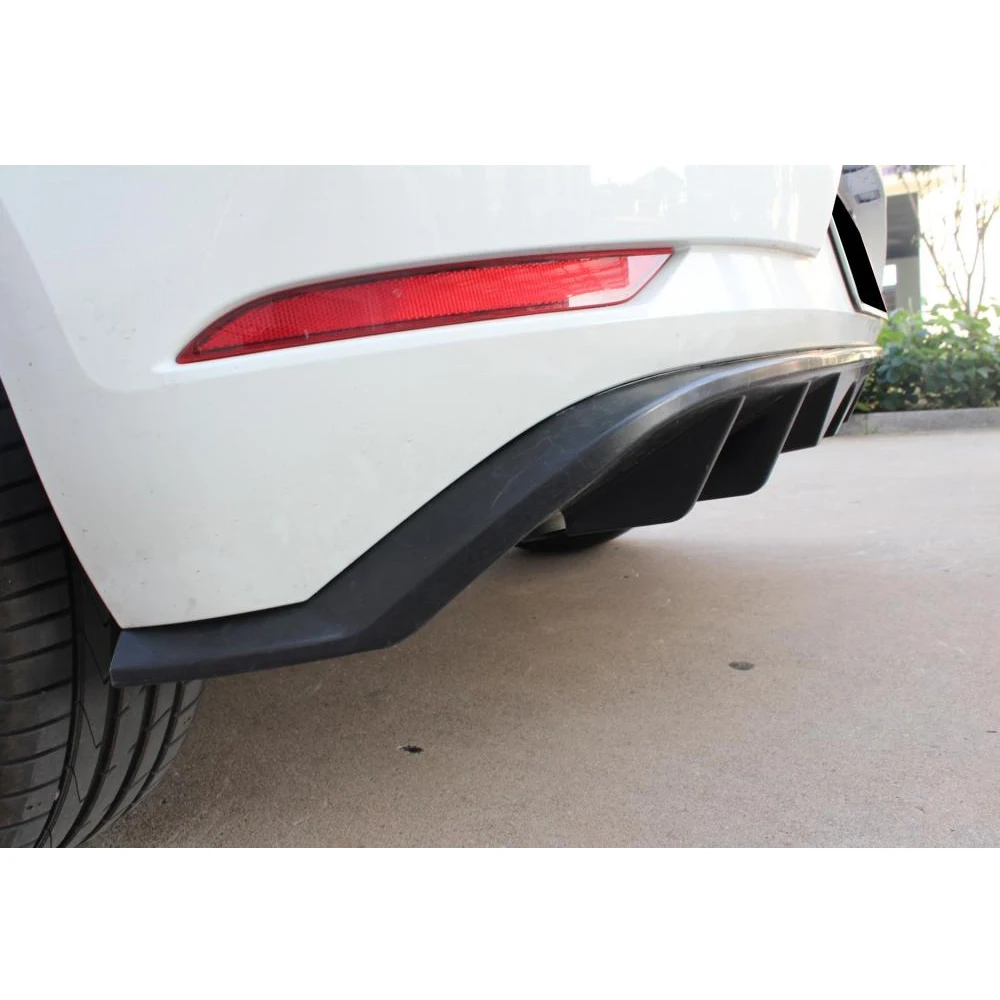 Черный PP Автомобильный задний бампер диффузор спойлер для Volkswagen VW Golf 7 VII Standard и GTI