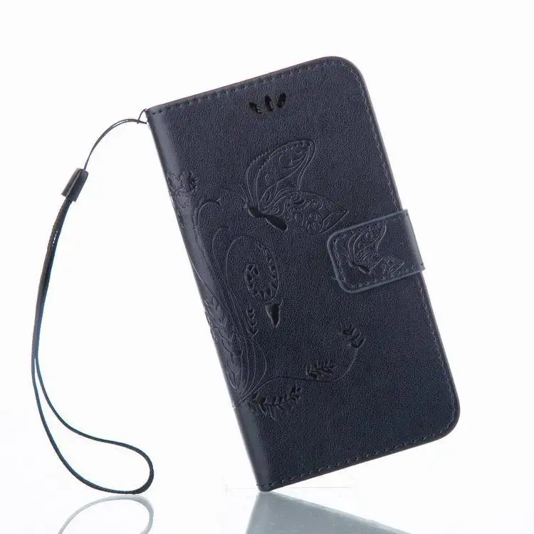 Чехол-книжка из искусственной кожи высшего качества с бабочкой для DEXP B340 GS150 AS260