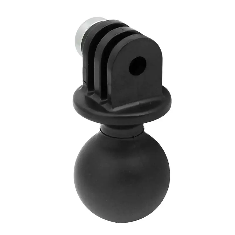 

Portable 2.5CM Diameter Rubber Ball Head Mount Tripod Base Adapter for gopro Hero 5/4/3+/3/2/1 Sjcam YI Sport Action