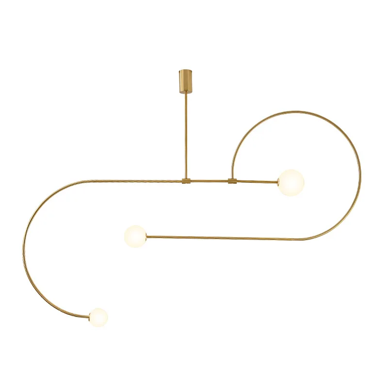 

Modern Iron Geometric Led Chandeliers Lighting Bedroom Living Room Pendant Lamps Kitchen Lighting Decoration Lamp WY40202