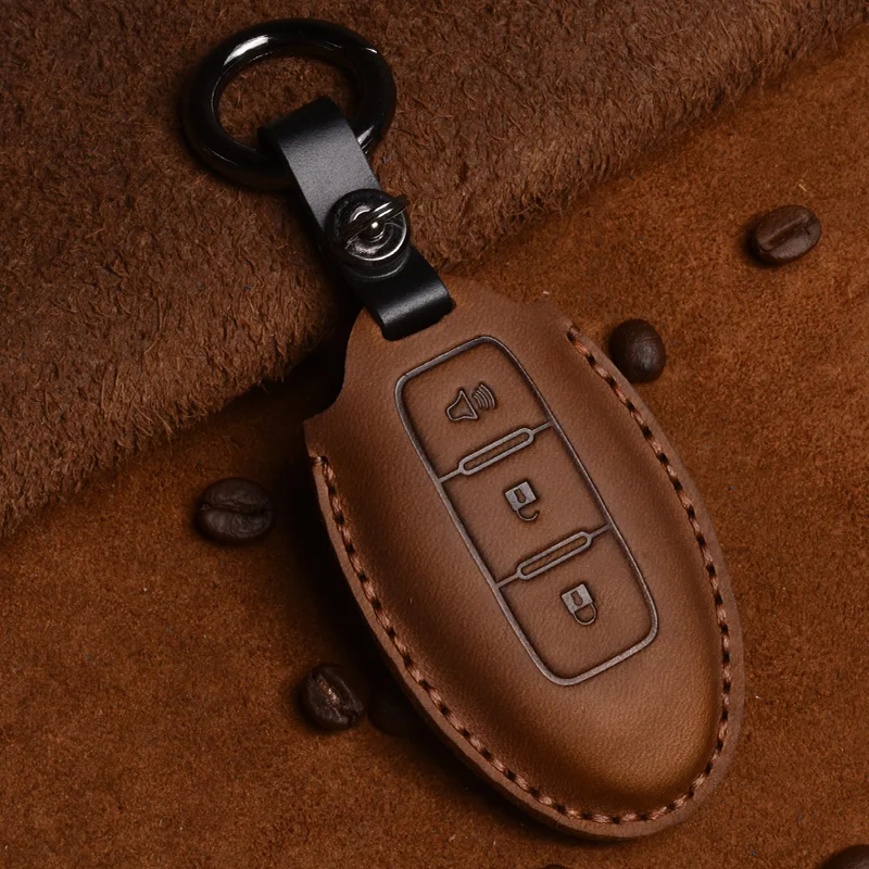 Ручной работы в стиле ретро из натуральной кожи чехол для автомобильного смарт