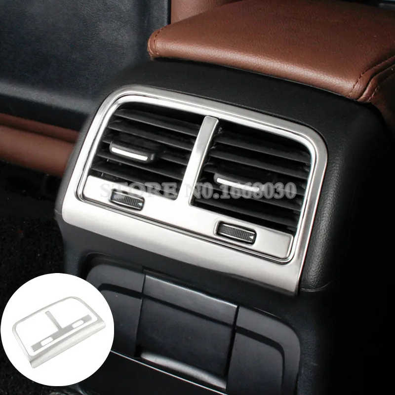 

Interior Rear Air Vent Outlet Trim Cover 2pcs For Audi A5 S5 2008-2016 Car Decoration Car Accesories Interior