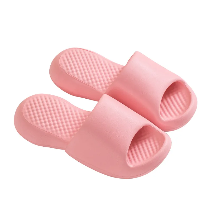 

Mazefeng Indoor Comfortable Soft Slippers Men Women Non-slip Bathroom Home Shoes Flat EVA Thick Sole Slides Women's Sandals 2021