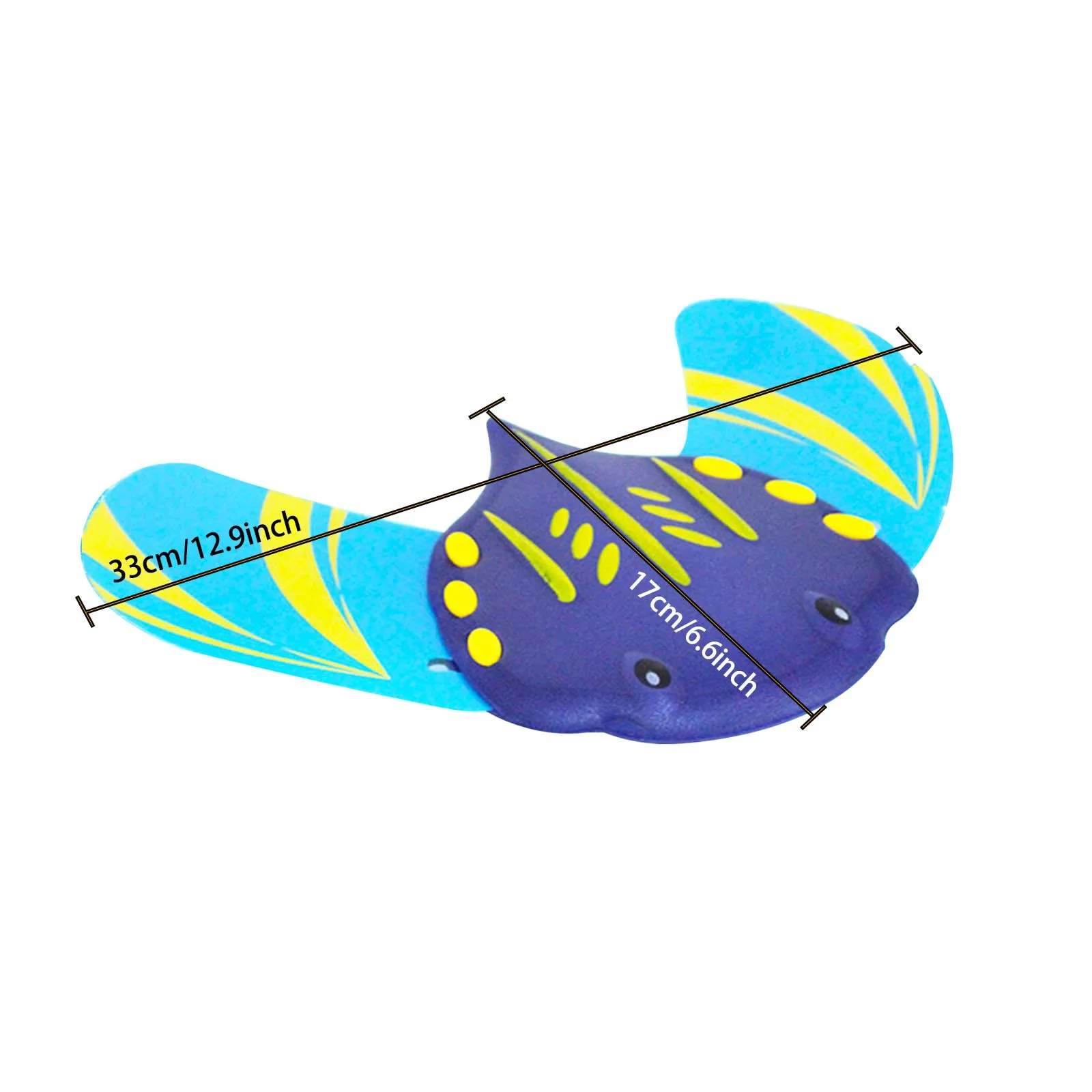 

2021 Water Power Devil Fish Underwater Glider With Adjustable Fins Toy Beach Seaside Swimming Water-Powered Pools Accessories