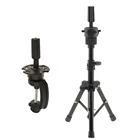 Металлический косметологический манекен держатель штатива + зажим