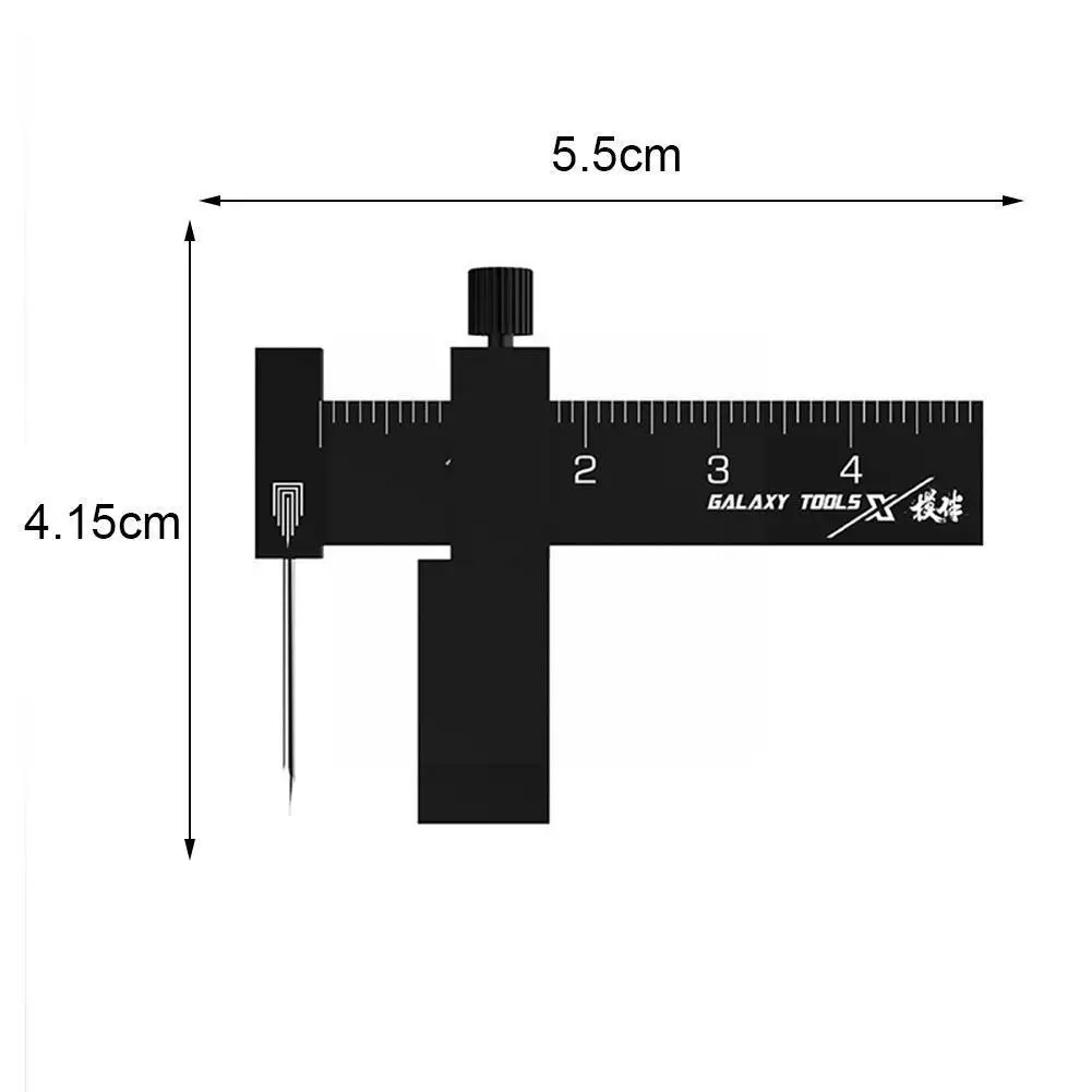 

T14A02/T14A03 Black/Red Equidistant Parallel Scriber Isometric Tool Model Parallel Model Craft Marker Accessories I0R7