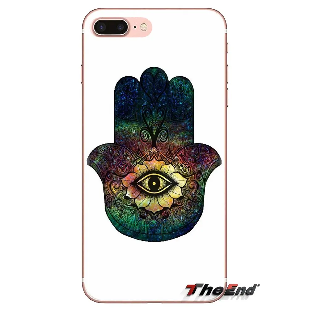 For Xiaomi Redmi 4A S2 Note 3 3S 4 4X 5 Plus 6 7 6A Pro Pocophone F1 Hamsa Soft Transparent Cases Covers |