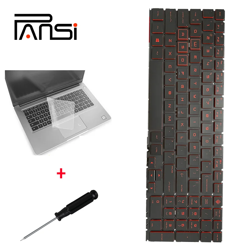 Новая клавиатура с подсветкой для HP OMEN 15 DC dc0001tx dc0087nr 15-DC0020NR 15-dh красные клавиши
