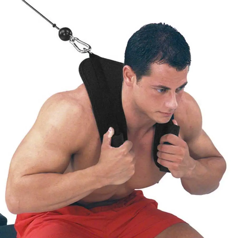

U Shape Double Grip Fitness Heavy Duty Exercise Handles for Home Gym Cable Machines and Resistance Bands with TPE Non-slip Grip