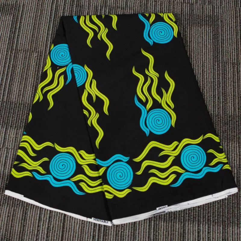 Зеленая волна новинка 2019 Африканский ветер хлопковое пальто с принтом ткань