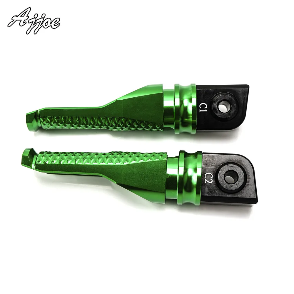 Green Для поездок на мотоцикле Ducati Panigale 1098 1198 1199/1299/959/899 Panigale мотоциклетные Задние подножки пластина подножки - Color: Green