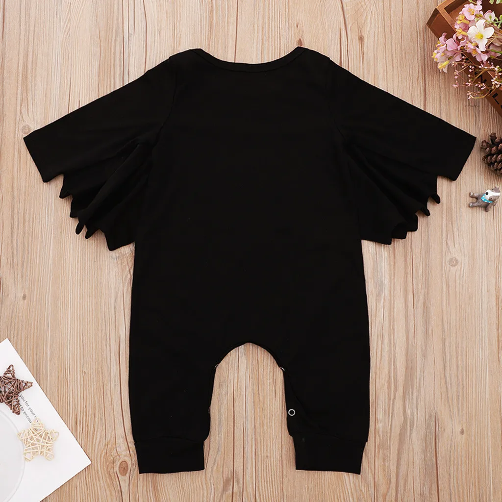 Одежда для маленьких мальчиков костюм на Хэллоуин девочек мультяшный принт