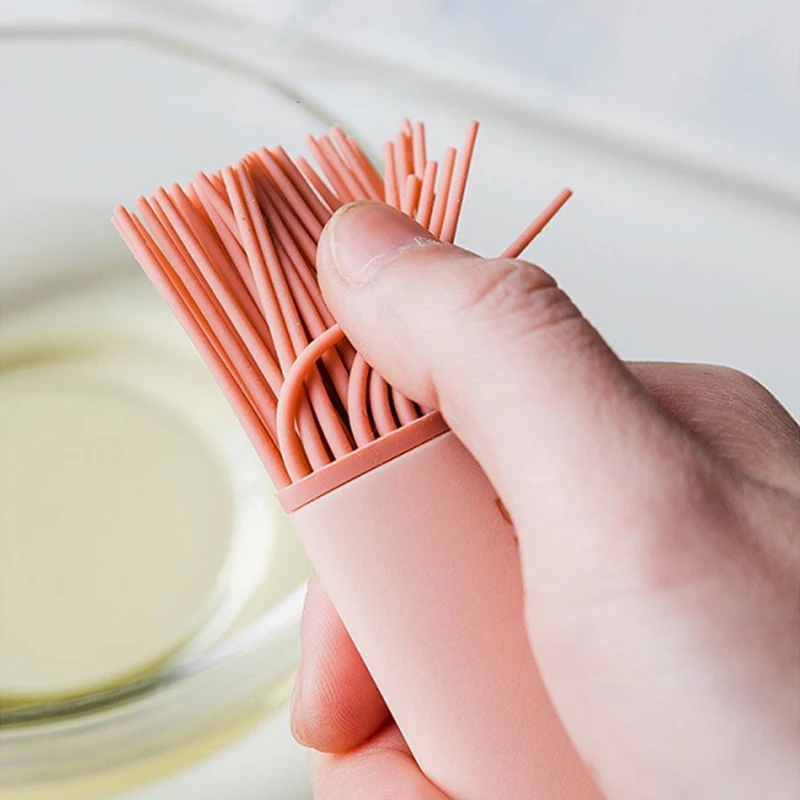 

Detachable Multipurpose Silicone Oil Brush Bread Basting Easy To Clean Wash Barbecue Brush Kitchen Cooking Tools BBQ Accessories