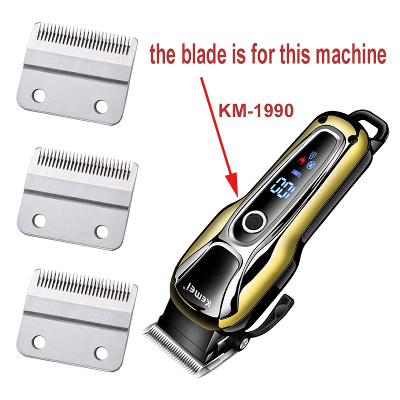 Лезвие триммера для KM-1990 Оригинальные запасные части машинки стрижки волос Kemei |
