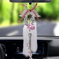high quality crystal car decoration pendant rearview mirror pendant car interior accessories
