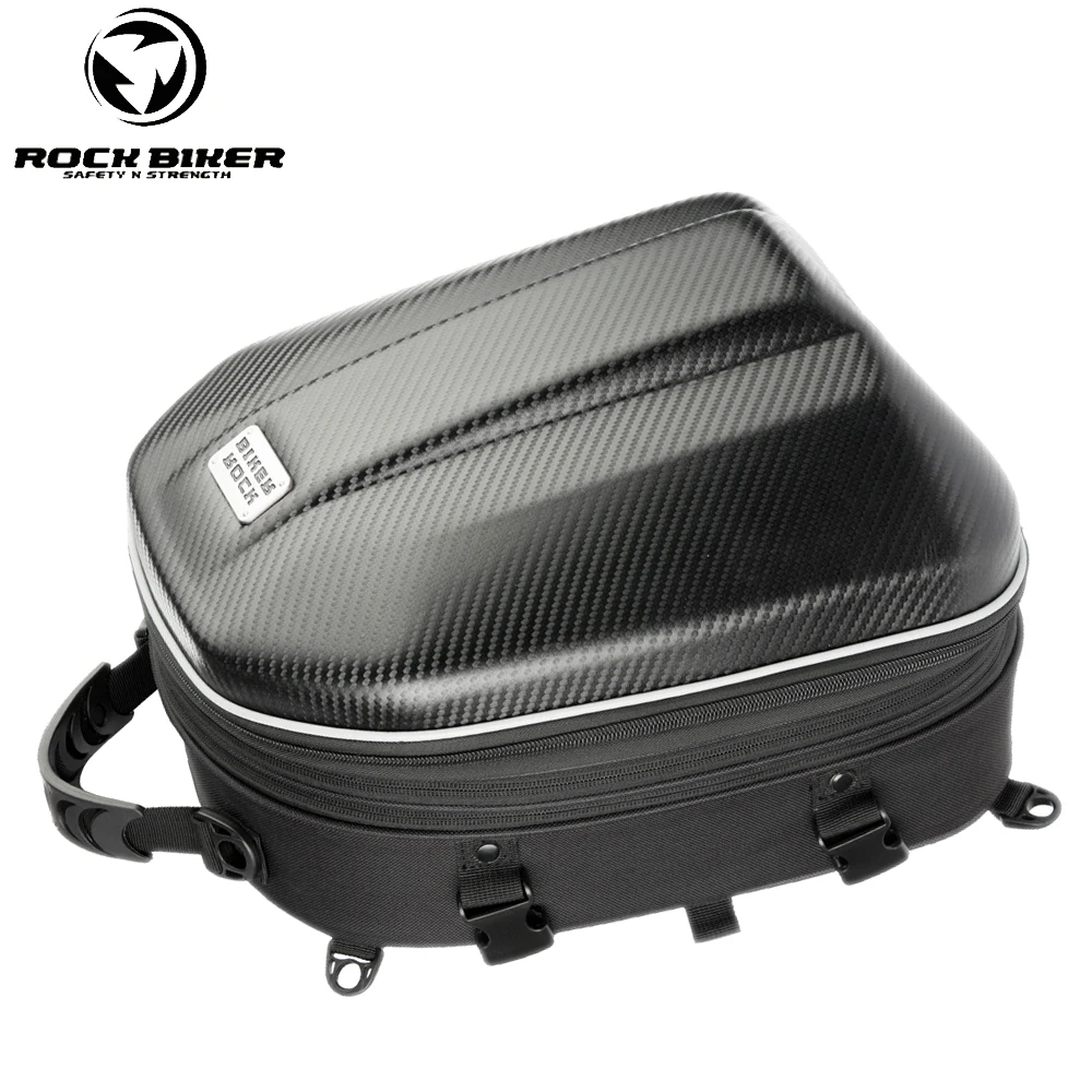 Новинка 2020 мотоциклетная Задняя сумка из углеродного волокна