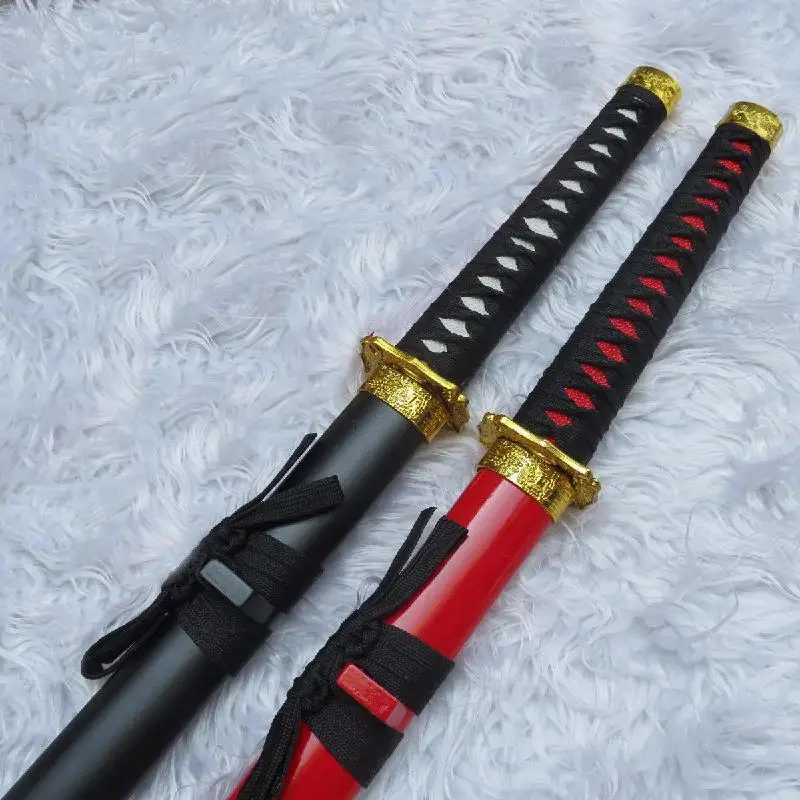 Деревянный меч косплей игрушки для мальчиков подарок анимация окружение черный