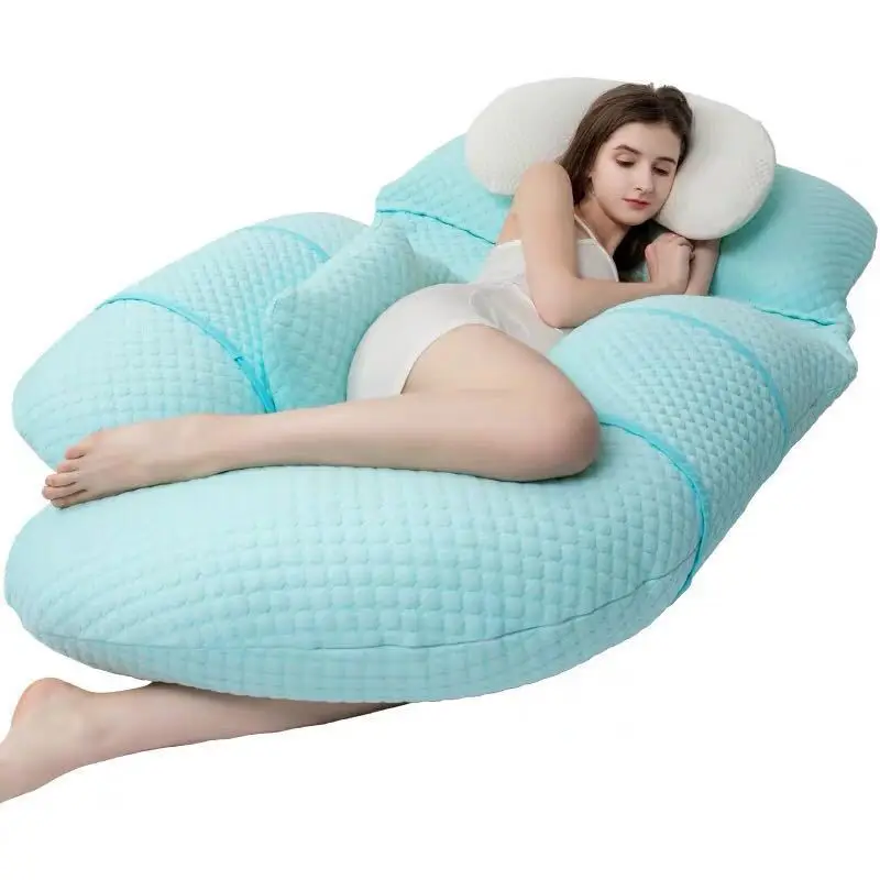 Pregnant Women Pillow Detachable U-Shaped Pregnancy Supplies G-Shaped Pillow Side Lying Belly Support Sleeping Pillow pillow