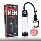 Насос для мужского пениса, вакуумный увеличитель, тренажер для мужского пениса, интимная игрушка для мужчин, помпа для пениса, всасывающий вибратор, вакуумная Мастурбация для мужчин