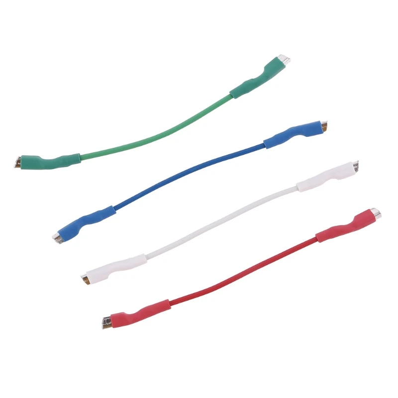 Новинка Лидер продаж 4 шт. универсальные серебряные провода заголовки кабель 50 мм