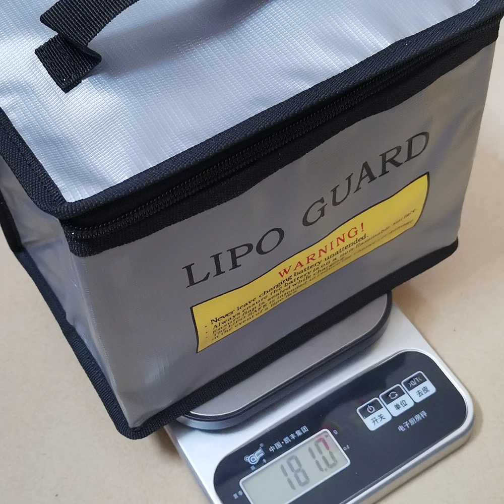 Bolsa de seguridad ign&iacute;fuga para bater&iacute;a LiPo, bolsa de carga port&aacute;til a prueba de explosiones, resistente al fuego-5