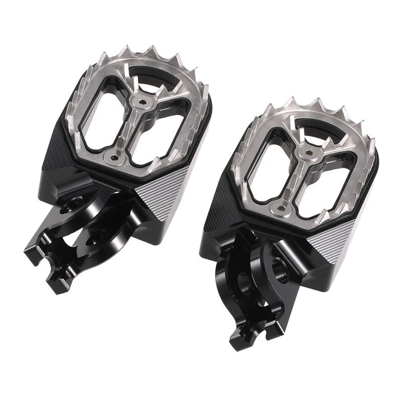 Aluminum Alloy Cross-Country Motorcycle Racing Pedal Fork Without Boss Pedal Pedal Pedal Foot Pin Motorcycle Accessories for Kaw