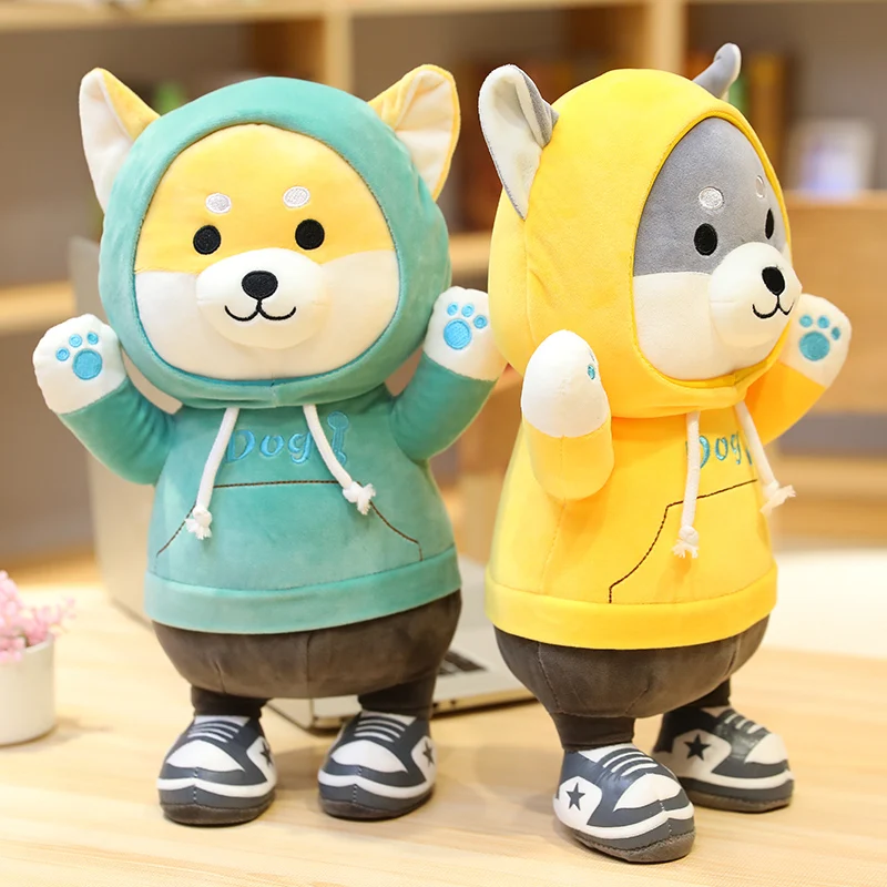 Новый стиль собака Шиба ину плюшевая мягкая игрушка милая кукла детская подарок