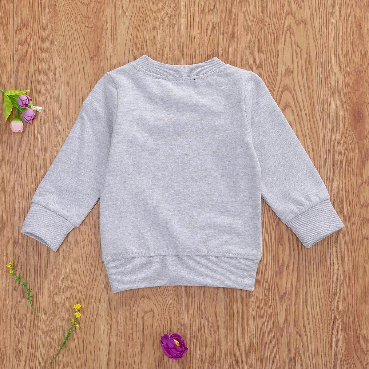 Toddler Baby Boys Long Sleeve Sweatshirts Round Neck Letter Printed Casual Pullover Shirt Tops Infant Boy Hoodies Clohes