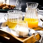 Элегантный кувшин в форме волны из хрустального стекла, кувшин для кофе и молока, кувшин для соуса, кувшин для молока, кувшин для кухни