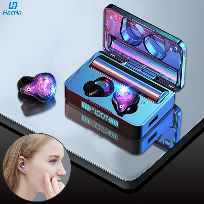 TWS наушники с поддержкой Bluetooth Hi Fi сисветодиодный 3600 мА · ч|Наушники и гарнитуры| |