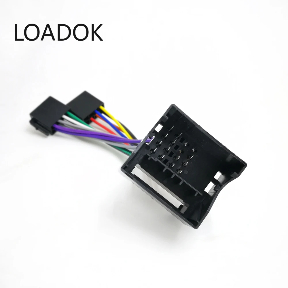 

Car Radio ISO Plug Adapter Wiring Cable Stereo Harness ISO Connector Leading Loom for Ford Focus Fiesta Mondeo 2005-06