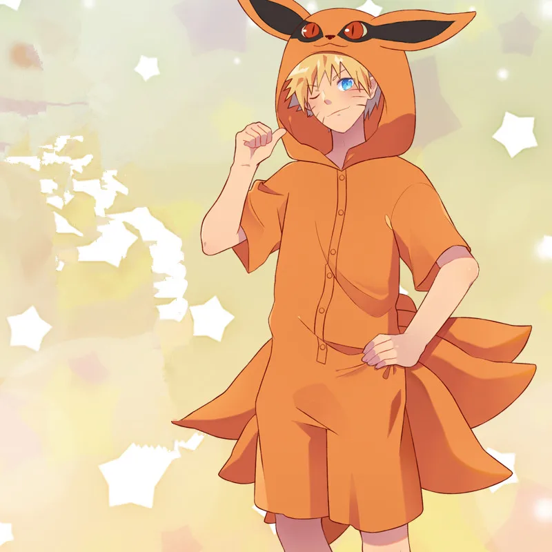Летние костюмы для косплея из аниме Hokage удзумаки Bijuu Kurama Kyuubi Взрослые Унисекс