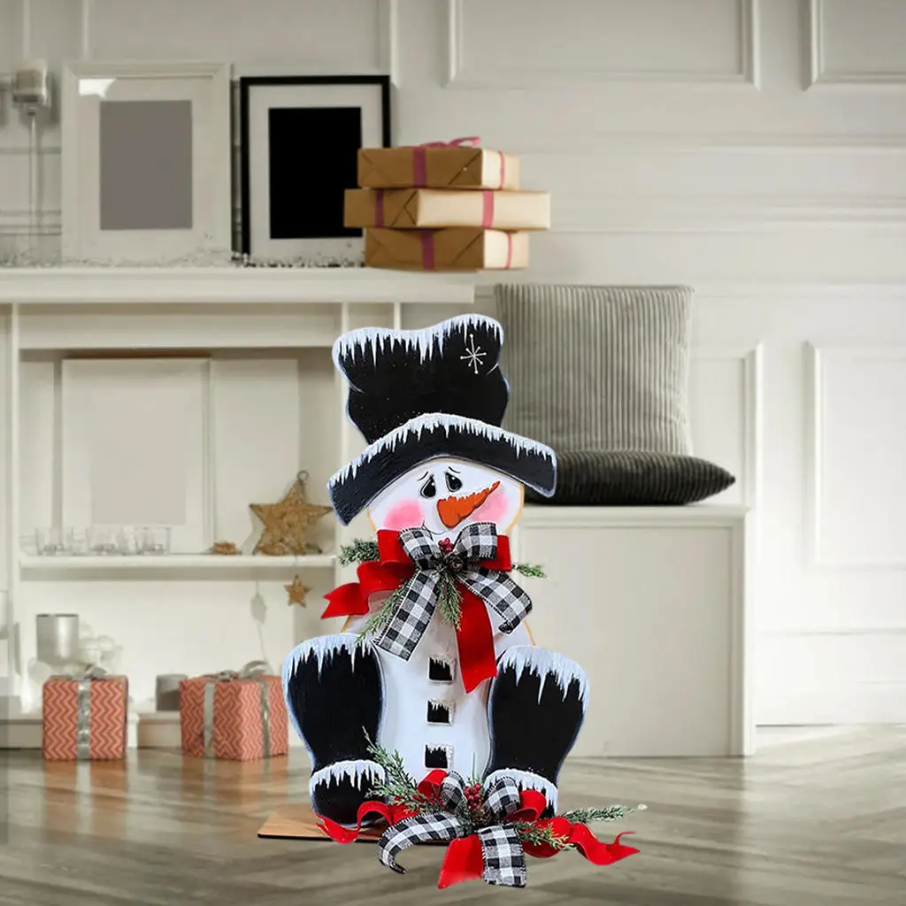Искусственное Рождественское украшение в виде снеговика для рождественского