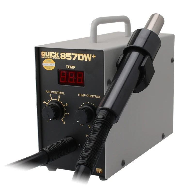 

Digital display constant temperature straight air hot air gun welding station