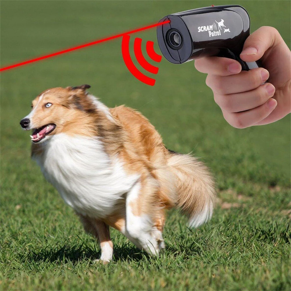 

Ультразвуковой инфракрасный лазерный резак для собак, портативный мини-тренажер для животных, устройство для предотвращения лая, товары дл...