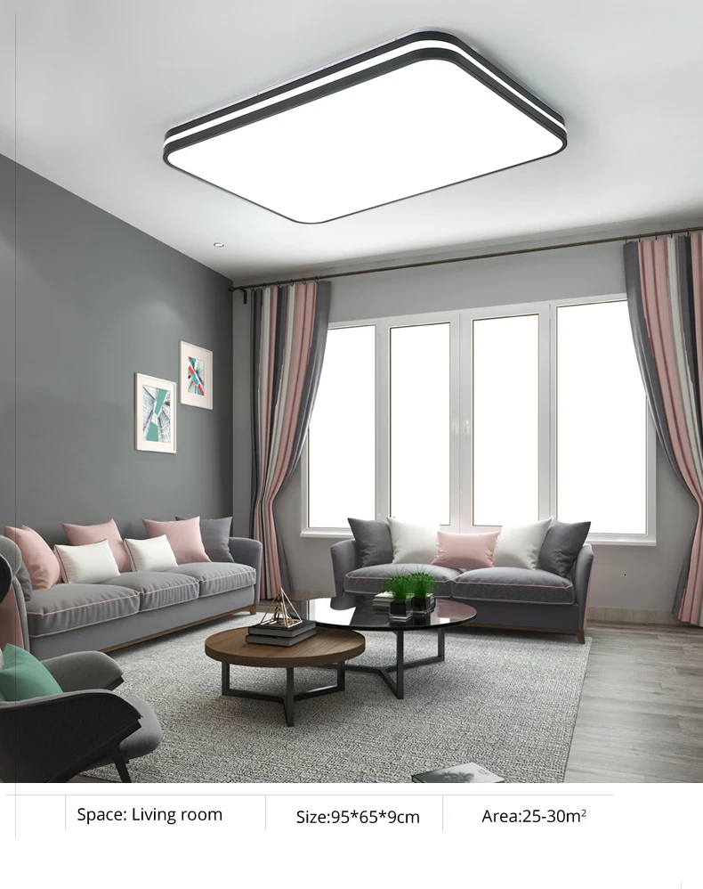 Modern LED ceiling lights Simple style home LED lamp Large art Creative lustre bedroom living room lamp AC90-260V