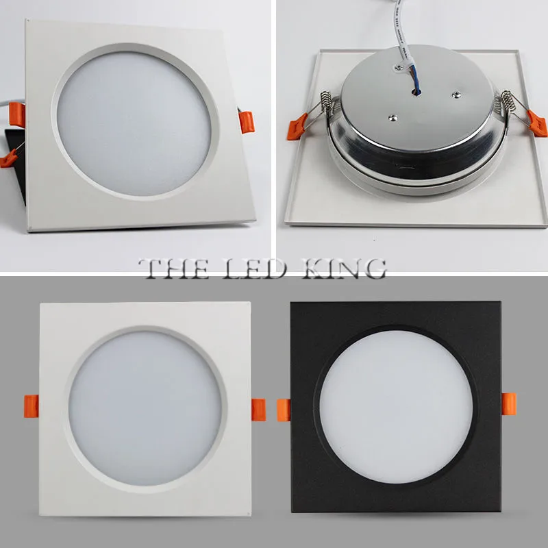 Квадратный яркий утопленный двойной светодиодный Диммируемый квадратный