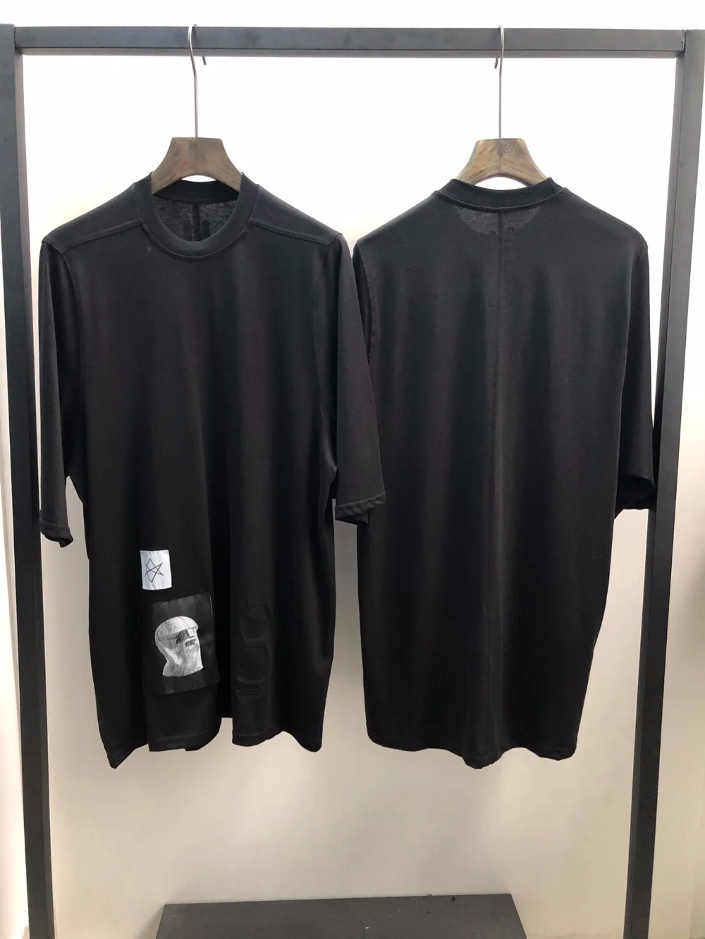 

19ss seak мужская футболка 100% хлопок готический стиль Мужская одежда топы футболки летние женские футболки черная футболка Размер XL