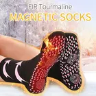Новые зимние массажные носки для магнитной терапии турмалиновые Самонагревающиеся медицинские дышащие массажные зимние теплые носки для ухода за ногами
