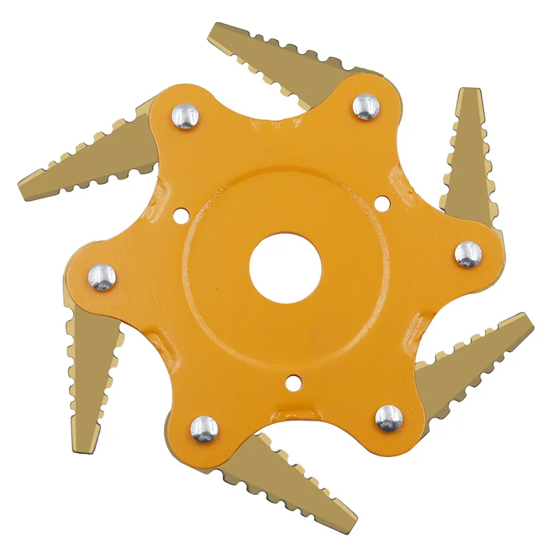 6 зубьев кусторез лезвие триммер металлические лезвия Головка триммера 56Mn