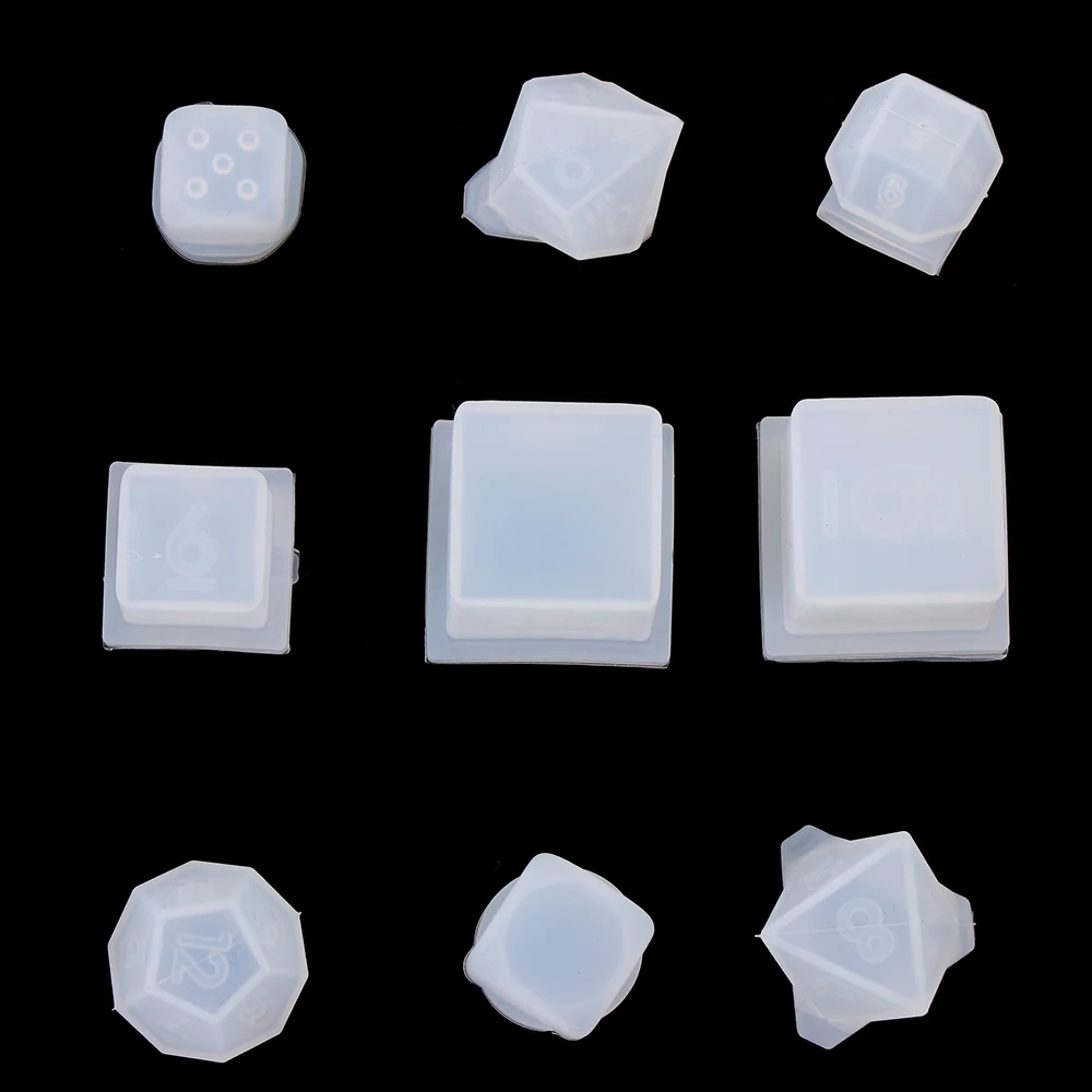 1 шт. белая 3D УФ эпоксидная цифровая игра Смола форма кости филе Форма силиконовая