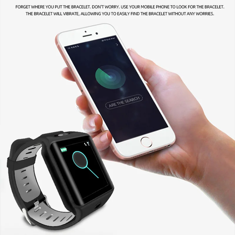 Новые смарт-часы кровяное давление монитор сердечного ритма IP67