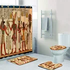 Старый Египетский папирус с антикварными иероглифами занавеска для душа для ванной комнаты s комплект египетская занавеска для ванной комнаты коврики для ванной